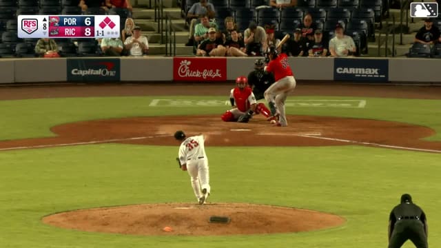 Johanfran Garcia singles on a fly ball to center fielder Trevor Cohen. Max Ferguson scores. Tyler McDonough to 3rd. Justin Gonzales to 2nd.