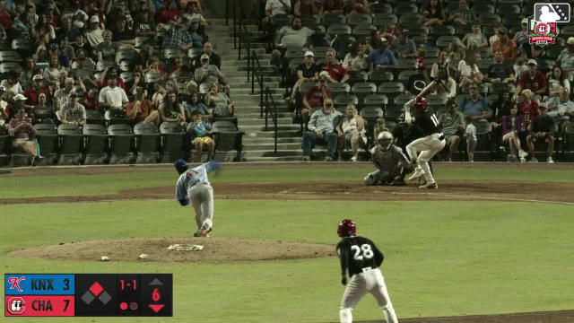 Jay Allen II homers (15) on a fly ball to center field. Johnny Ascanio scores.