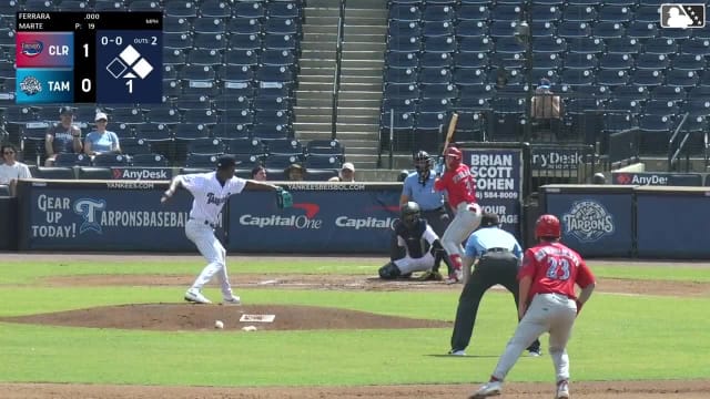 Sabier Marte In play, run(s) to Matthew Ferrara