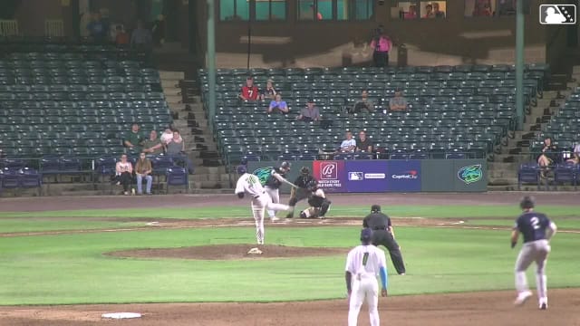 Jack Lines' first home run of the season
