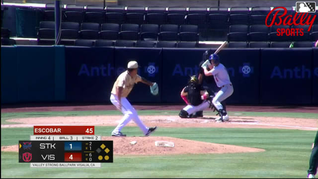 Gavin Turley triples (1) on a fly ball to center fielder Jose Alpuria. Breyson Guedez scores. Owen Carapellotti scores.