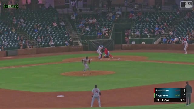 Welbyn Francisca's two-run home run