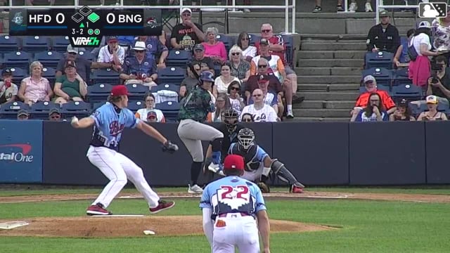 Jack O'Dowd strikes out swinging.