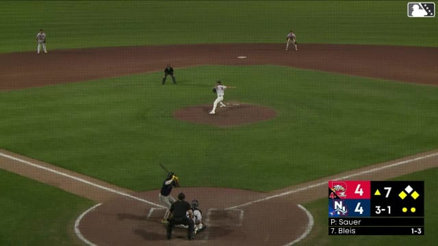 Miguel Bleis homers (11) on a fly ball to left center field. Yoeilin Cespedes scores. Nate Baez scores.