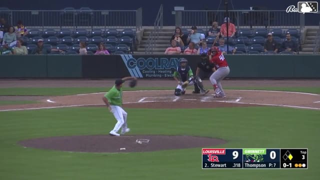 Sal Stewart's RBI double
