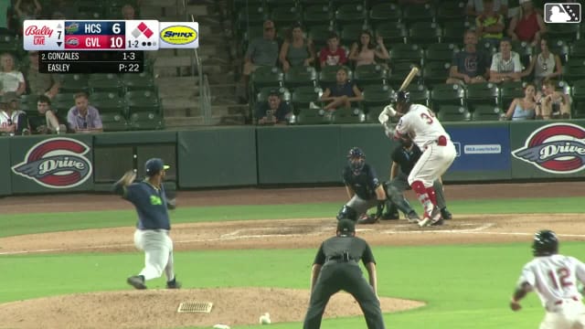 Justin Gonzales homers (13) on a fly ball to left field. Stanley Tucker scores. Enddy Azocar scores.