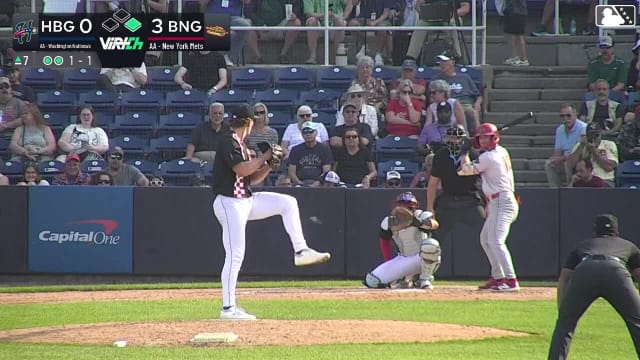 Ryan Lambert records the final out