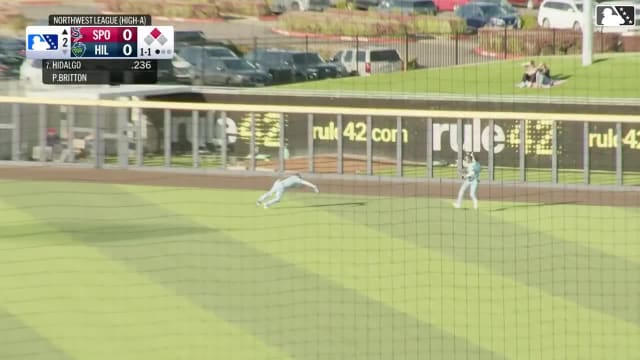 Slade Caldwell's diving catch