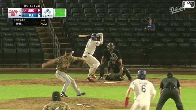 Logan Wagner singles on a line drive to right fielder Jared Sundstrom. Jake Gelof scores. Logan Wagner to 2nd.
