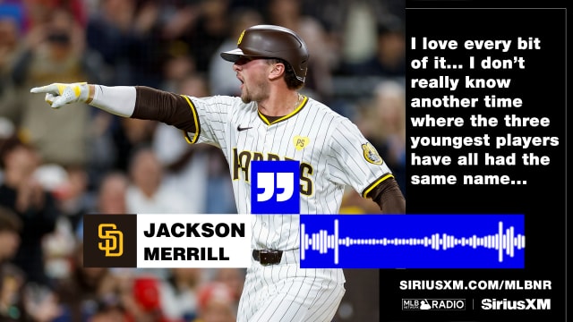 Jackson Merrill on the start of his MLB career