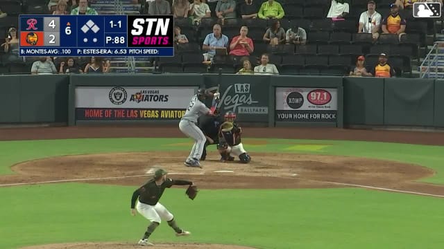 Lazaro Montes' first Triple-A homer