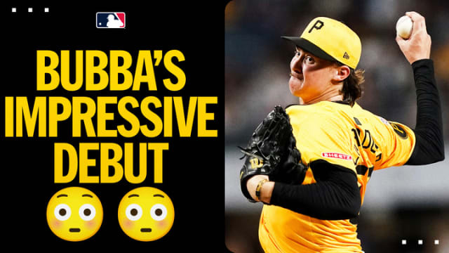 Bubba Chandler shines in first big league appearance