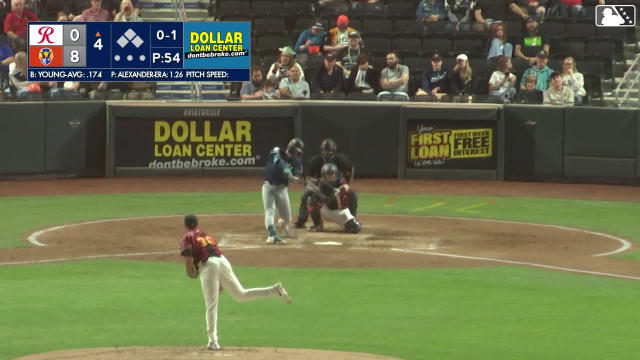 Cole Young's first home run of the season