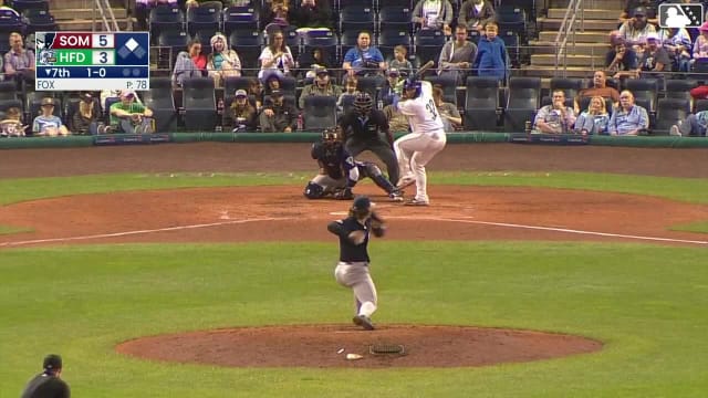 Cole Messina homers (7) on a fly ball to right field. Dyan Jorge scores.
