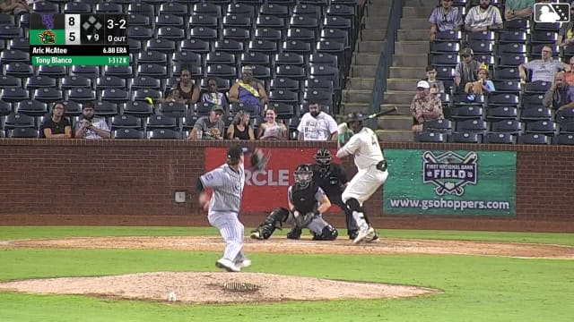 Tony Blanco Jr. homers (19) on a fly ball to center field.