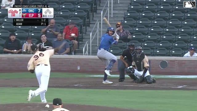 Noah Miller homers (11) on a fly ball to right center field.