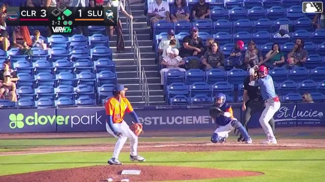 Alirio Ferrebus homers (7) on a fly ball to left field. Juan Villavicencio scores.