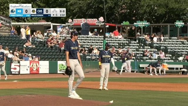 Coppola fans five in five one-hit frames