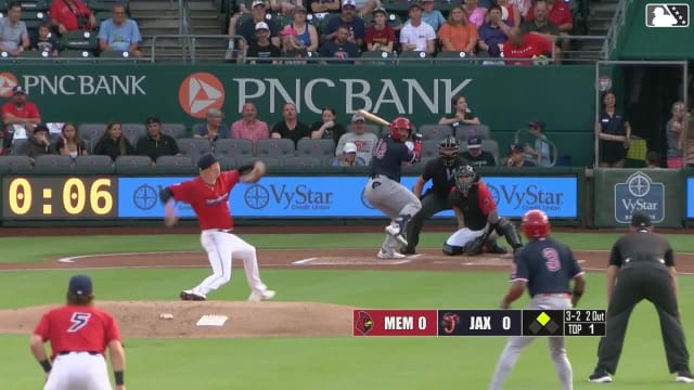 Leo Bernal homers (14) on a fly ball to center field. Victor Scott II scores.