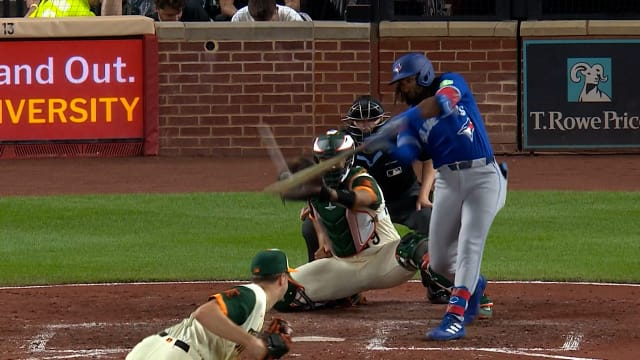 Charles McAdoo's first career hit is a two-run homer!