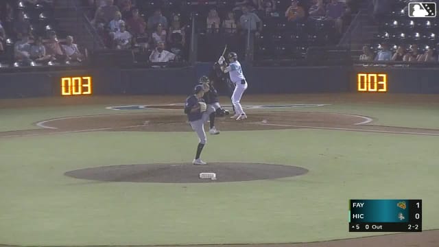 Seong-Jun Kim homers (1) on a fly ball to left center field.
