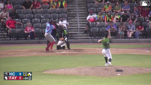 Gabriel Rodriguez singles on a line drive to left fielder Josh Wakefield. Alejandro Blasco scores.