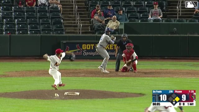 Domenic Picone Swinging Strike to Josue De Paula
