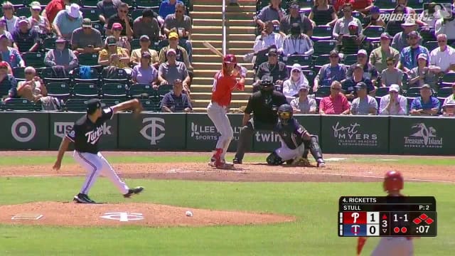 Eston Stull escapes a bases-loaded jam