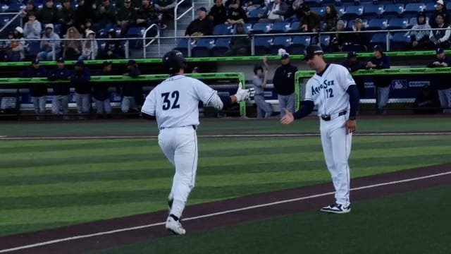 Luke Stevenson's three-run homer