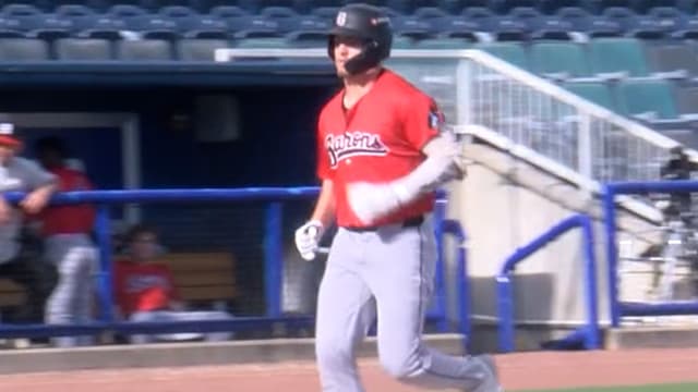 Caleb Bonemer drills his 36th homer of the year