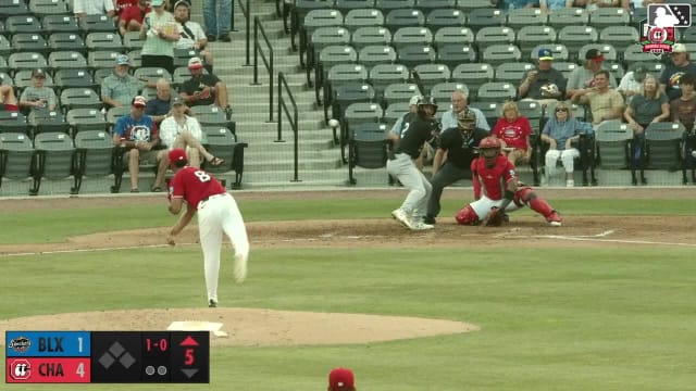 Josiah Ragsdale homers (4) on a fly ball to right field.