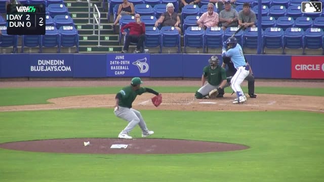 Juan Sanchez homers (3) on a fly ball to left field.