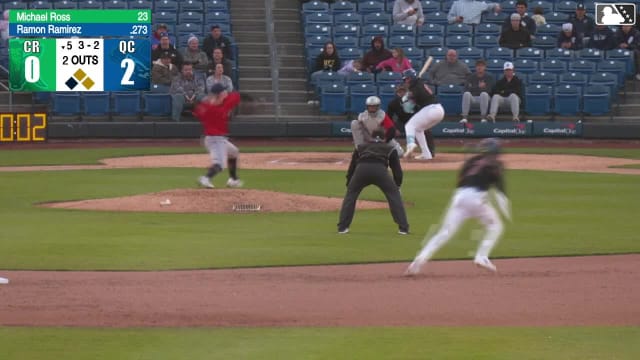 Ramon Ramirez singles on a line drive to center fielder Khadim Diaw. Asbel Gonzalez scores. Blake Mitchell to 3rd.