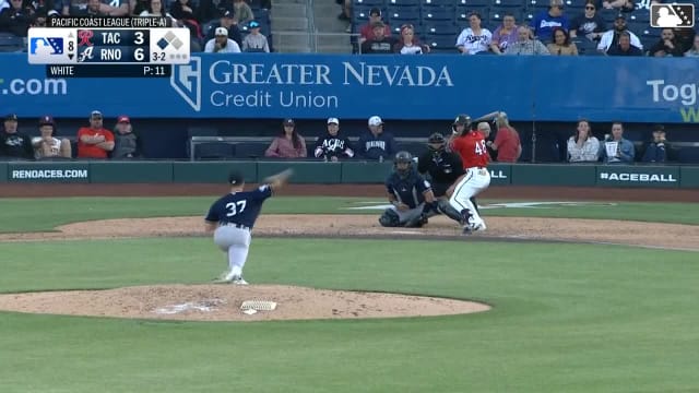 Ryan Waldschmidt triples (1) on a fly ball to second baseman Brock Rodden. Jack Hurley scores.