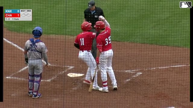 Héctor Rodríguez's fourth homer of the season