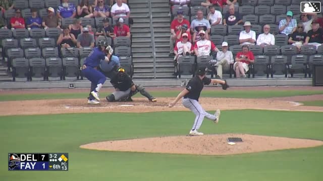 Xavier Neyens homers (12) on a line drive to right field. Brandon Nigh scores. Josh Wakefield scores.