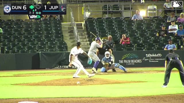Jake Cook singles on a ground ball to first baseman Edgardo De Leon. Will Cresswell scores.