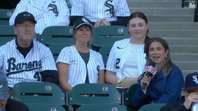 Tyler Schweitzer's family on his debut