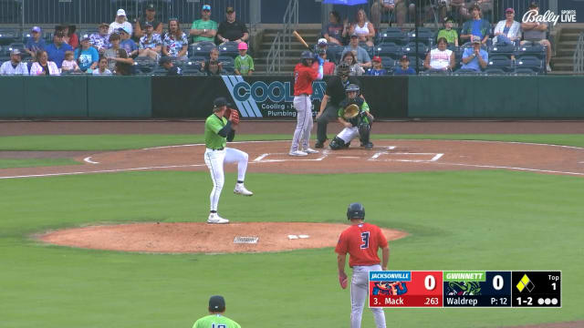 Hurston Waldrep's five strikeouts
