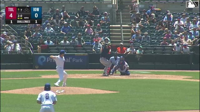 Max Clark homers (4) on a fly ball to right field.