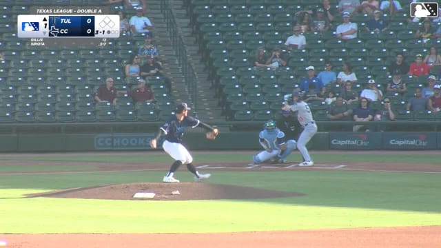 Mike Sirota homers (10) on a fly ball to left center field.