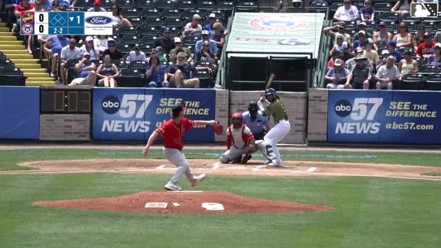 Christian Olivo strikes out swinging.