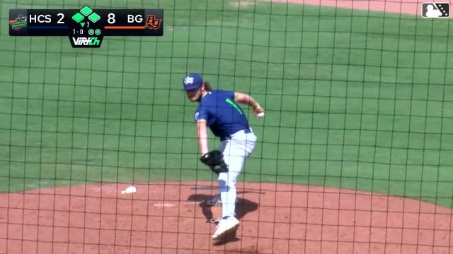 Nathan Flewelling doubles (14) on a sharp line drive to right fielder Marcos Torres. Bryan Broecker scores. Jhon Diaz scores. Tony Santa Maria scores.