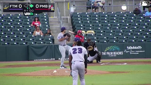 Sebastian Dos Santos homers (6) on a line drive to right center field. Ryan Mitchell scores.