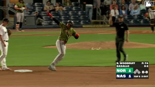 Samuel Basallo's solo homer