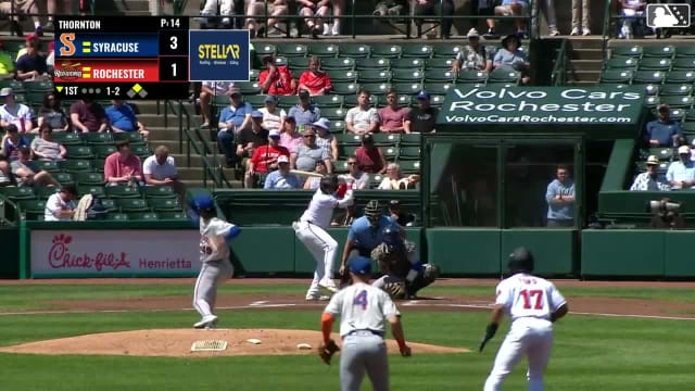 Abimelec Ortiz homers (9) on a fly ball to right center field. Harry Ford scores.