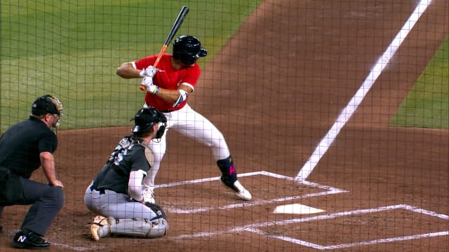 Nathan Eisfelder's solo home run