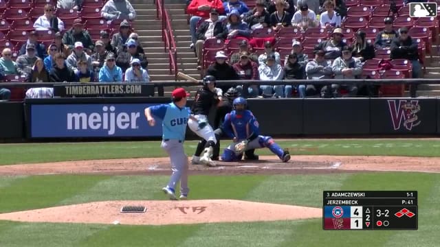 Josh Adamczewski singles on a soft ground ball to shortstop Ty Southisene. Luis Castillo scores. Blayberg Diaz to 3rd. Braylon Payne to 2nd.
