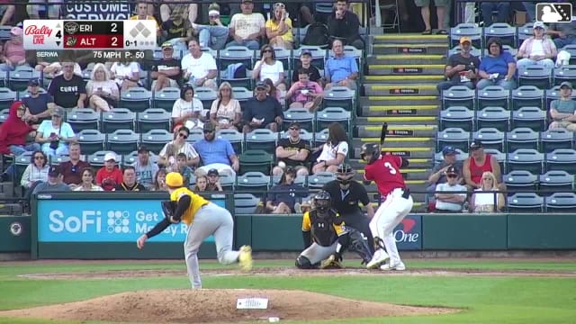 Lonnie White Jr. homers (18) on a fly ball to center field.