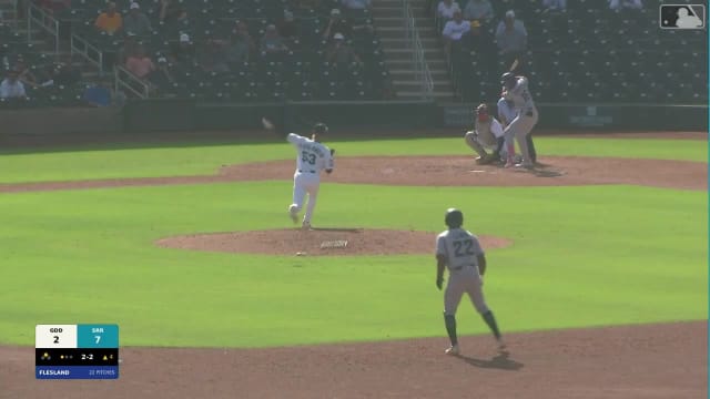 Stu Flesland III In play, run(s) to Eduardo Quintero
